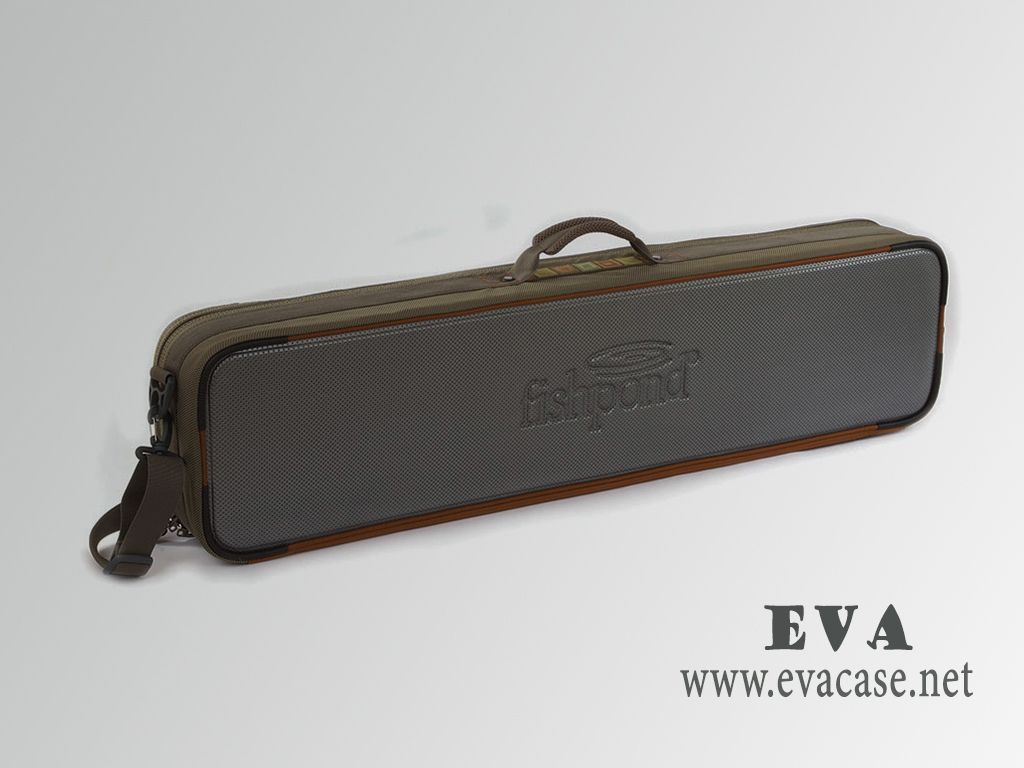 Fishpond hard shell spinning rod and reel travel case with molded